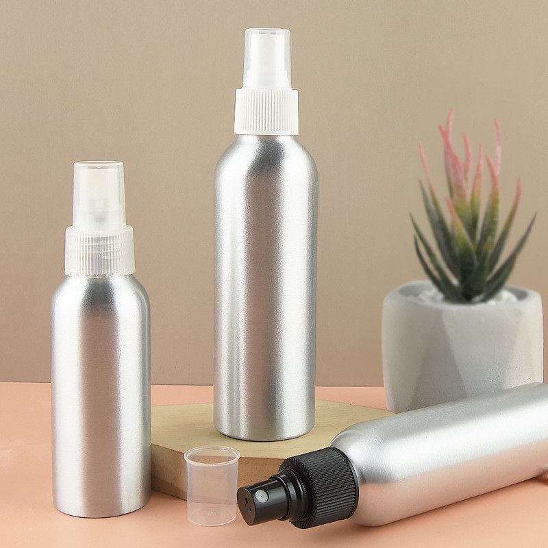 Empty Spray Bottles Small Spray Bottle Aluminum Fine Mist Refillable Atomizer Set with Lids For 30ml/50ml/60ml/80ml/100ml
Empty Spray Bottles Small Spray Bottle Aluminum Fine Mist Refillable Atomizer Set with Lids For 30ml/50ml/60ml/80ml/100ml
