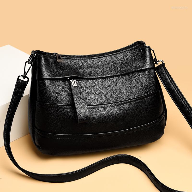 Evening Bags Leather Shoulder For Women 2022 Large Capacity Crossbody Bag Multi-pockets Messenger Luxury Designer Purse And Handbags, Black
Evening Bags Leather Shoulder For Women 2022 Large Capacity Crossbody Bag Multi-pockets Messenger Luxury Designer Purse And Handbags, Black
