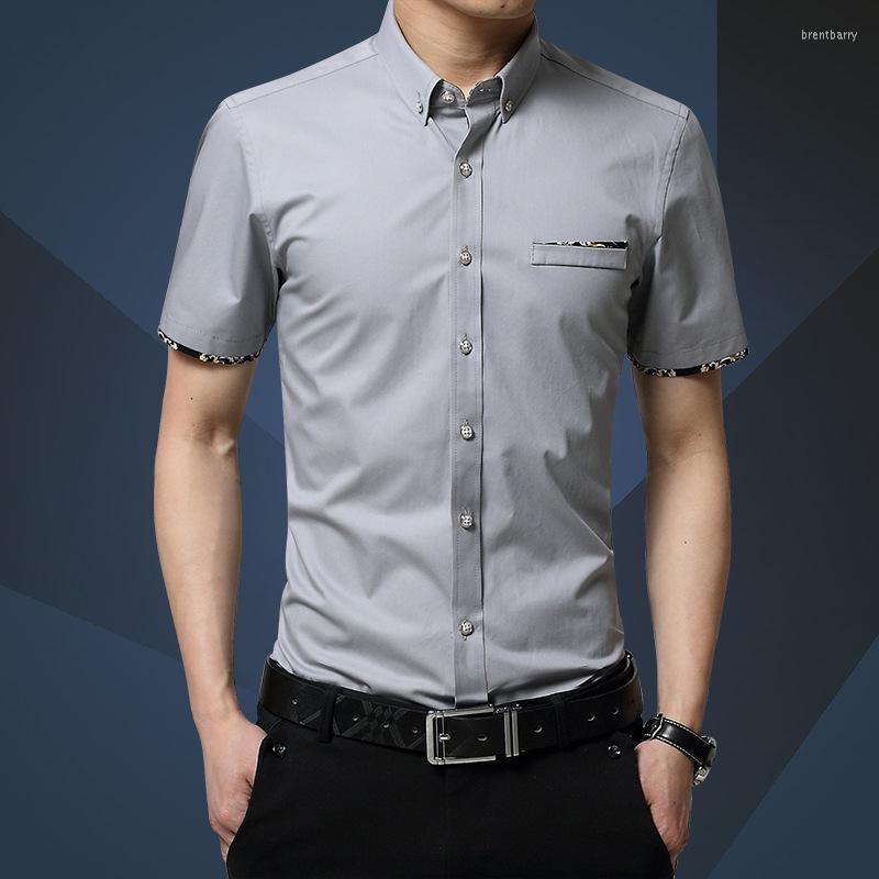 Men's Casual Shirts Summer Men's Short Sleeve Shirt Thin Non Iron Business Lapel Solid Color Vetement Chemise Homme, White
Men's Casual Shirts Summer Men's Short Sleeve Shirt Thin Non Iron Business Lapel Solid Color Vetement Chemise Homme, White