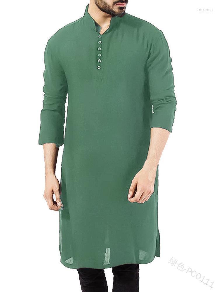 Men's Casual Shirts Men's Men Robe Pullover Summer Long Solid Color Long-sleeved Cotton And Linen Loose Single-breasted Stand-up Collar, White
Men's Casual Shirts Men's Men Robe Pullover Summer Long Solid Color Long-sleeved Cotton And Linen Loose Single-breasted Stand-up Collar, White