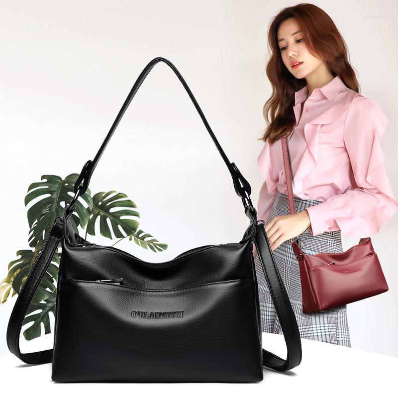 Evening Bags 2 Straps Crossbody For Women Leather Purses And Handbags Soild Luxury Designer Shoulder Bag Messenger 2022 Sac A Main Femme, Black
Evening Bags 2 Straps Crossbody For Women Leather Purses And Handbags Soild Luxury Designer Shoulder Bag Messenger 2022 Sac A Main Femme, Black