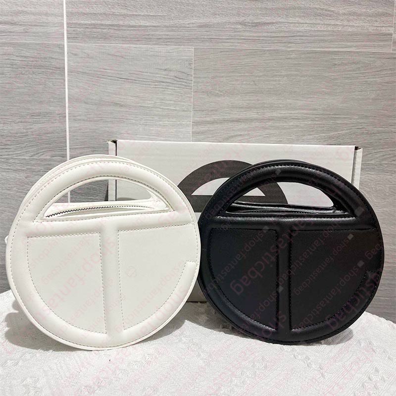 Designer 2 size Telfars Shoulder Bags PU Leather round circular Handbags Women Crossbody Luxury Tote Fashion Shopping Pink White Purses Embroidery process, Black
Designer 2 size Telfars Shoulder Bags PU Leather round circular Handbags Women Crossbody Luxury Tote Fashion Shopping Pink White Purses Embroidery process, Black