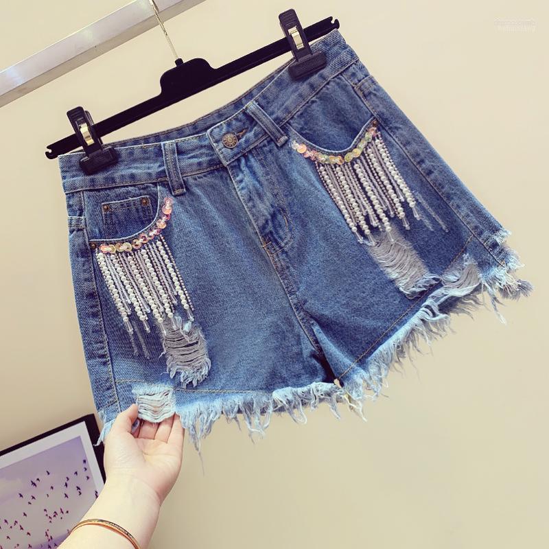 Women' Jeans Women' Korean-Style Denim Shorts Woman 2022 Spring Summer Process Fringed Fashion Ripped Holes Femme, Blue
Women' Jeans Women' Korean-Style Denim Shorts Woman 2022 Spring Summer Process Fringed Fashion Ripped Holes Femme, Blue