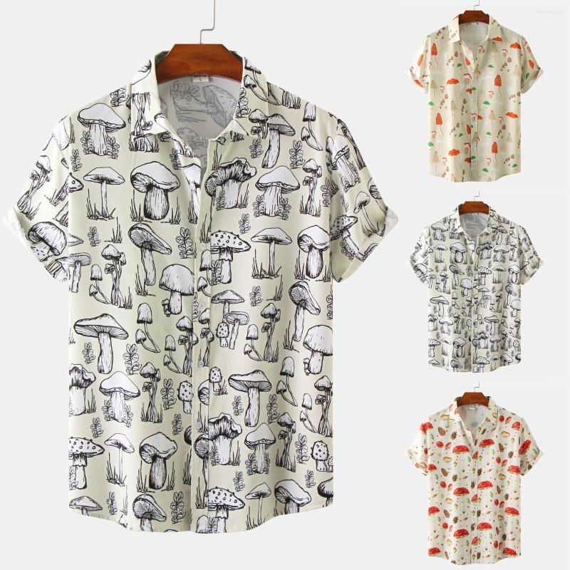 Men's Casual Shirts Riding Turtleneck Male Summer Mushroom Printed Shirt Short Sleeve Turn Down Collar One, Black
Men's Casual Shirts Riding Turtleneck Male Summer Mushroom Printed Shirt Short Sleeve Turn Down Collar One, Black