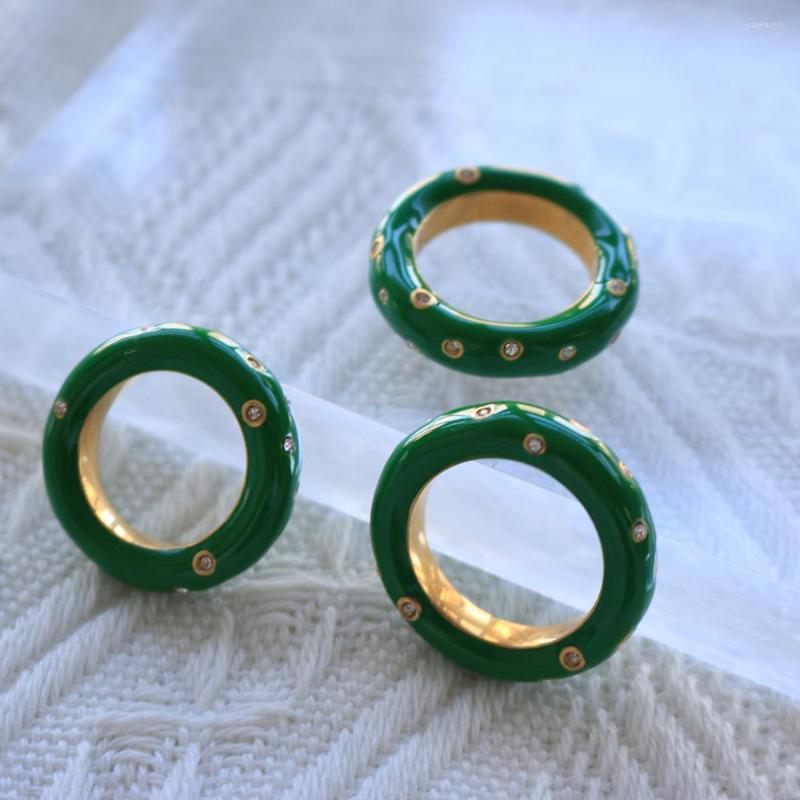 Cluster Rings Vintage Stainless Steel Enamel Green Ring Waterproof Punk Chunky Signet For Women
Cluster Rings Vintage Stainless Steel Enamel Green Ring Waterproof Punk Chunky Signet For Women