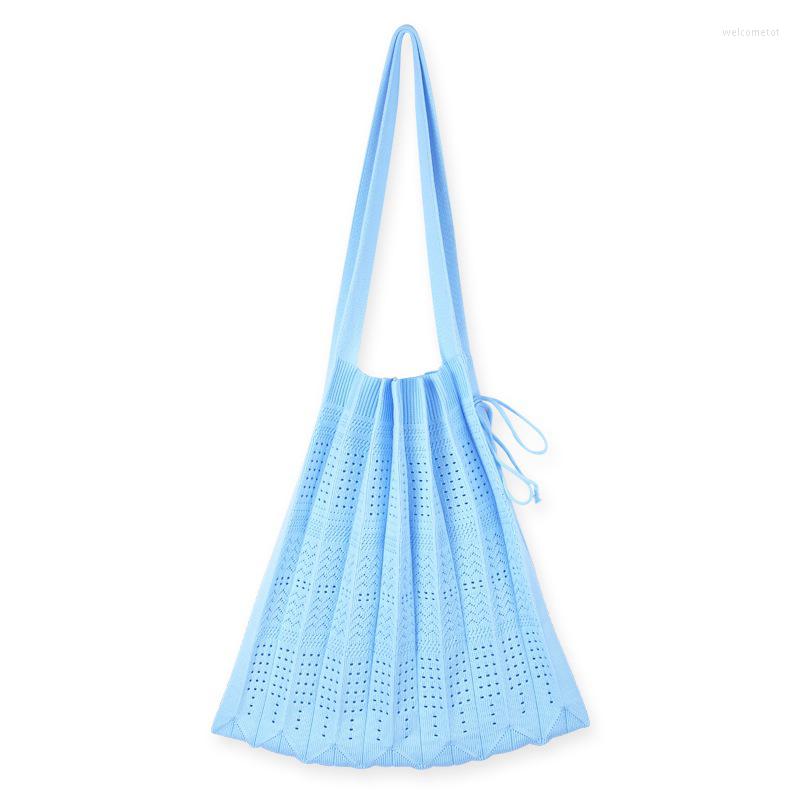 Evening Bags Creative All Around Pleated Solid Color School Shoulder Bag Big Foldable Polyester Knitting Handbag Two-Size Purse Lady, Light green handbag
Evening Bags Creative All Around Pleated Solid Color School Shoulder Bag Big Foldable Polyester Knitting Handbag Two-Size Purse Lady, Light green handbag