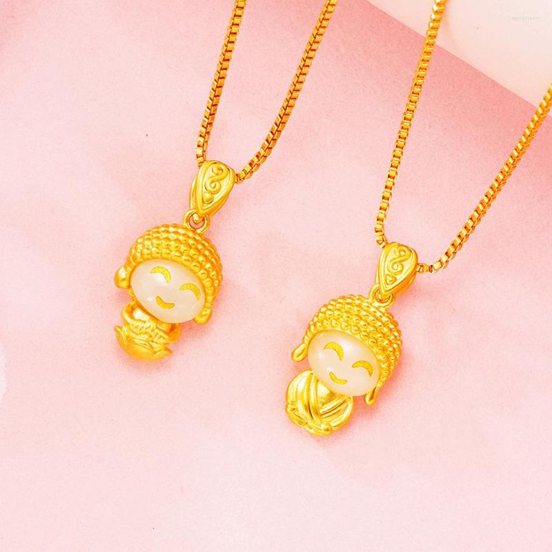 Chains 2022 Neck Chain Punk Female Buddhist Cute Maitreya Long Pendant Necklaces Charm Jewelry For Women Party Aesthetic Collier
Chains 2022 Neck Chain Punk Female Buddhist Cute Maitreya Long Pendant Necklaces Charm Jewelry For Women Party Aesthetic Collier