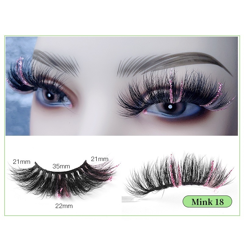 Curly Thick Color False Eyelashes with Glitter Powder Naturally Soft and Delicate Reusable Hand Made Multilayer Mink Fake Lashes Extensions Makeup DHL
Curly Thick Color False Eyelashes with Glitter Powder Naturally Soft and Delicate Reusable Hand Made Multilayer Mink Fake Lashes Extensions Makeup DHL