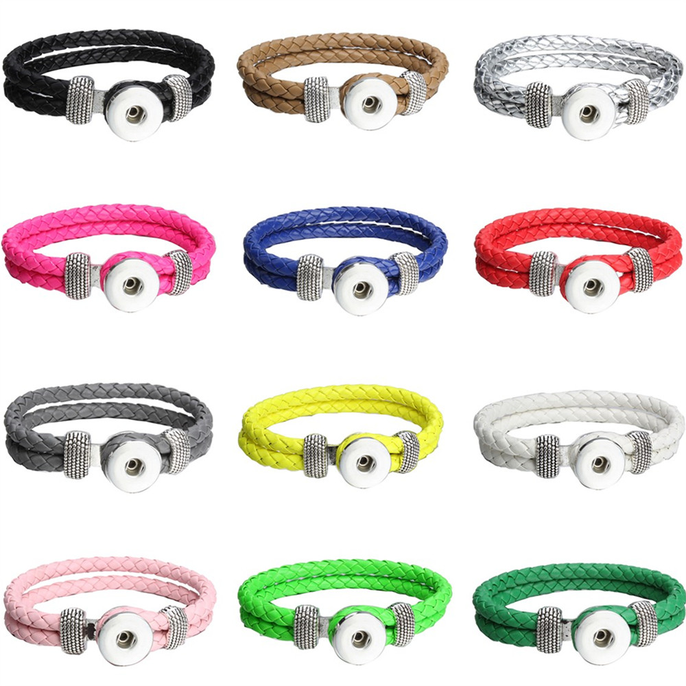 Charm Bracelets New Snap Jewelry Handmade Braided Leather Bracelet Bangles Fit Buttons For Women Diy Ze451 Drop Delivery 2022 Smttl
Charm Bracelets New Snap Jewelry Handmade Braided Leather Bracelet Bangles Fit Buttons For Women Diy Ze451 Drop Delivery 2022 Smttl