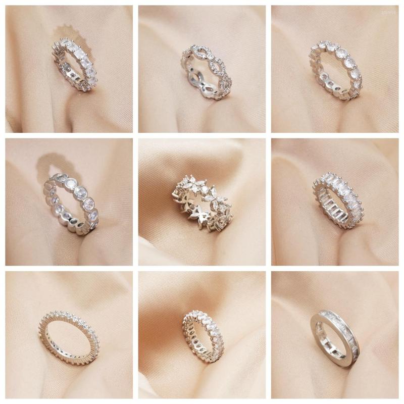 Wedding Rings Mix Wholesale 14PCS Silver Color Ring Luxury Zircon For Women Couple Engagement Bride Eternity Men
Wedding Rings Mix Wholesale 14PCS Silver Color Ring Luxury Zircon For Women Couple Engagement Bride Eternity Men