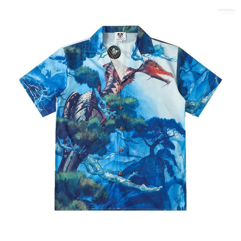 Men' Casual Shirts Men' Full Street Beach Men Shirt Cardigan Hawaiian Sleeve High Short Flower Print Lightweight, Blue
Men' Casual Shirts Men' Full Street Beach Men Shirt Cardigan Hawaiian Sleeve High Short Flower Print Lightweight, Blue