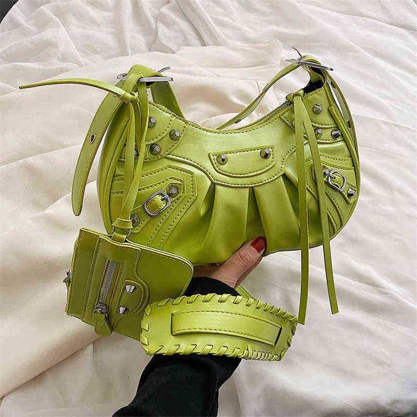 New underarm bag female 2022 pleated crescent child mother sling one shoulder rivet motorcycle Purses, White
New underarm bag female 2022 pleated crescent child mother sling one shoulder rivet motorcycle Purses, White