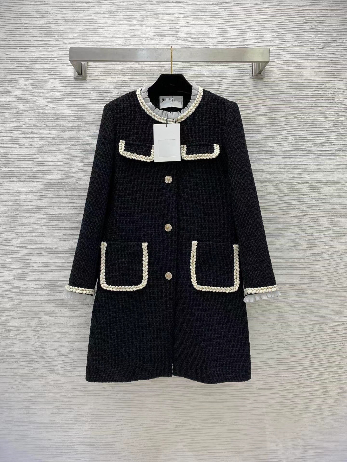 2022 Autumn Winter Milan Runway Women' Trench Coats Stand Collar Long Sleeve fashion Brand Same Style Women' Jackets Designer Outerwear 1030-13, Picture color
2022 Autumn Winter Milan Runway Women' Trench Coats Stand Collar Long Sleeve fashion Brand Same Style Women' Jackets Designer Outerwear 1030-13, Picture color