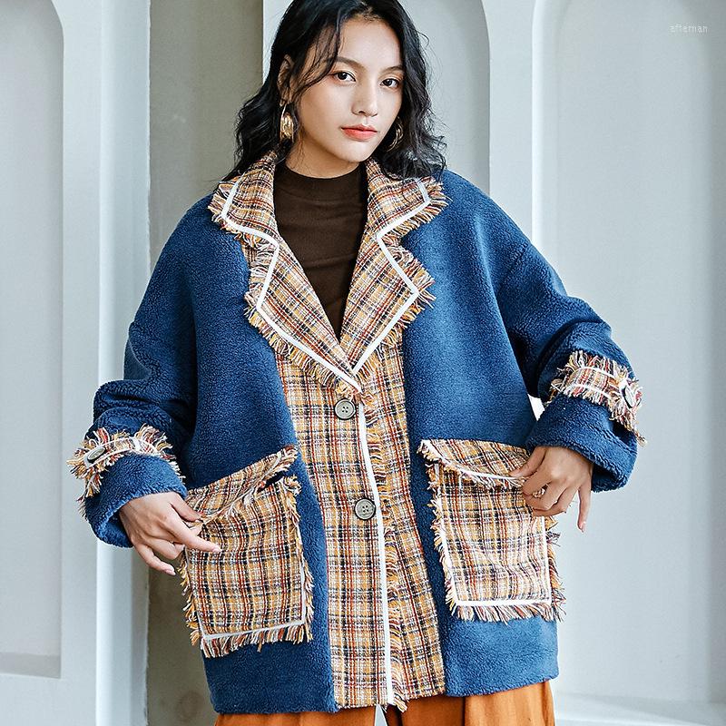 Women' Fur Winter Women High Quality Faux Lambswool OverCoats Luxury Short Casual Thick Warm Plus Size Female Cloth 2022 Blue Tweed, See chart
Women' Fur Winter Women High Quality Faux Lambswool OverCoats Luxury Short Casual Thick Warm Plus Size Female Cloth 2022 Blue Tweed, See chart