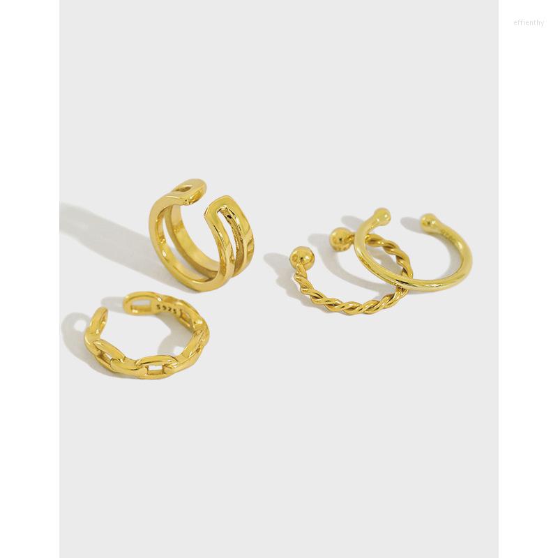 Backs Earrings S925 Sterling Silver Ear Buckle Ins Simple Chic Twist Double-layer Clip Women Student No Pierced Earring Wholesale
Backs Earrings S925 Sterling Silver Ear Buckle Ins Simple Chic Twist Double-layer Clip Women Student No Pierced Earring Wholesale