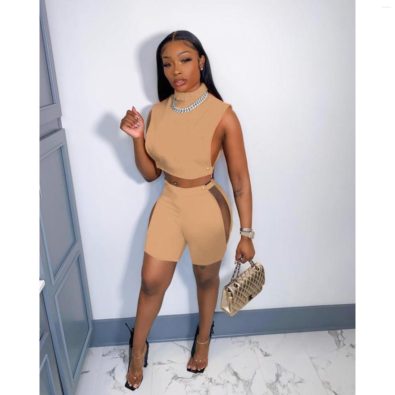 Women' Tracksuits LFRVZ 2022 INS Knit Set Solid High Street Young Sexy Novelty Turtleneck Tank Sleeve Short Pants Slim Women 2 Piece, Black
Women' Tracksuits LFRVZ 2022 INS Knit Set Solid High Street Young Sexy Novelty Turtleneck Tank Sleeve Short Pants Slim Women 2 Piece, Black