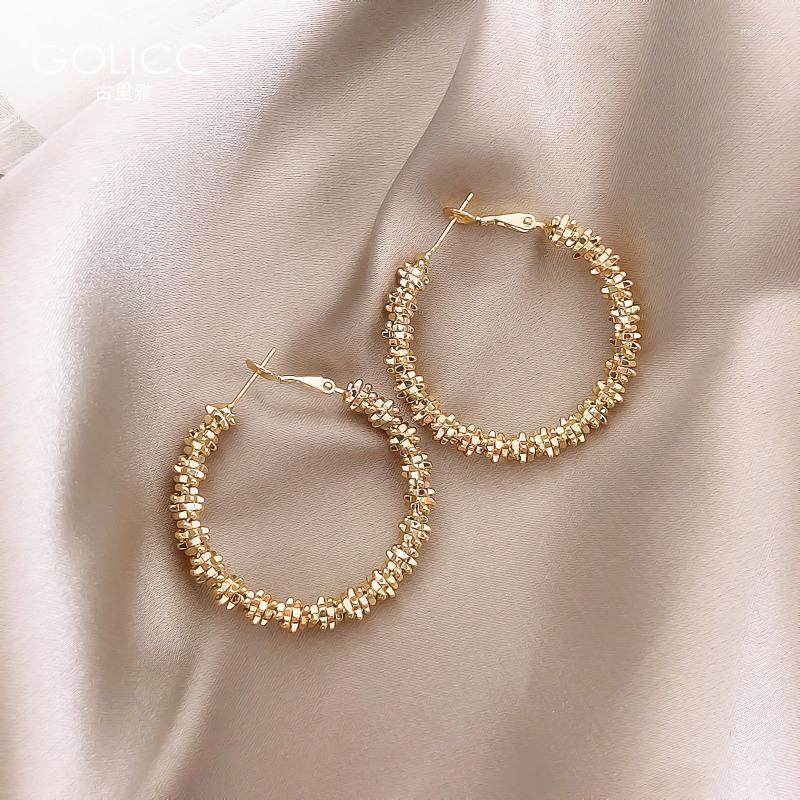 Hoop Earrings 2022 Fashion Exaggerated Metal Woven Large Circle Simple Ladies Suitable For European American Women
Hoop Earrings 2022 Fashion Exaggerated Metal Woven Large Circle Simple Ladies Suitable For European American Women