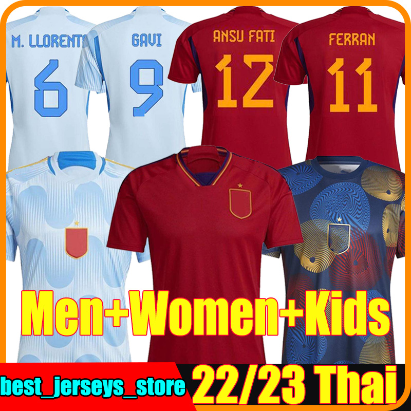 22/23 spain soccer jerseys Espana ANSU FATI ASENSIO MORATA FERRAN KOKE GAVI C.SOLER RAMOS 2022 World Cup 2023 football shirts men women kids kit pre-match, Xibanya 22-23 pre-match shirt
22/23 spain soccer jerseys Espana ANSU FATI ASENSIO MORATA FERRAN KOKE GAVI C.SOLER RAMOS 2022 World Cup 2023 football shirts men women kids kit pre-match, Xibanya 22-23 pre-match shirt