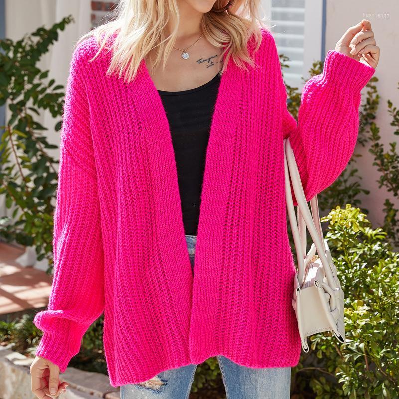 Women' Knits Women' & Tees Lazy Style Loose Cardigan For Women Fluorescent Color Fashion Casual Autumn And Winter Knitted Sweater, Pink
Women' Knits Women' & Tees Lazy Style Loose Cardigan For Women Fluorescent Color Fashion Casual Autumn And Winter Knitted Sweater, Pink