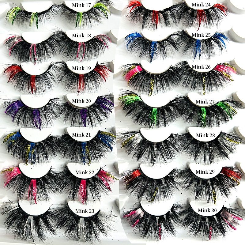 Natural Long Thick Glitter False Eyelashes Messy Crisscross Reusable Hand Made Colorful Fake Lashes Mink Hair Full Strip Lash Easy to Wear DHL
Natural Long Thick Glitter False Eyelashes Messy Crisscross Reusable Hand Made Colorful Fake Lashes Mink Hair Full Strip Lash Easy to Wear DHL