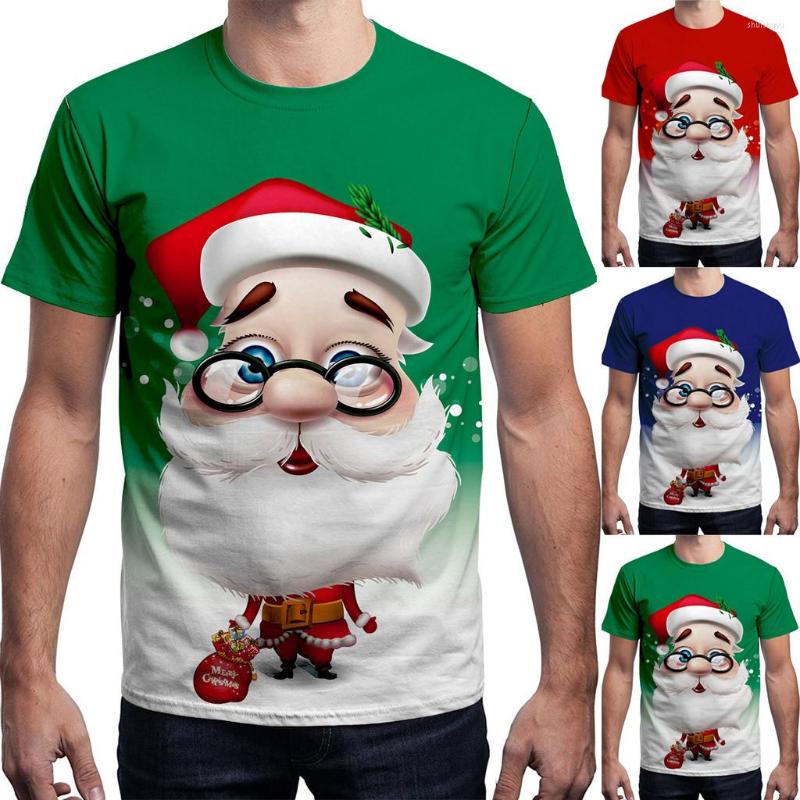 Men' Casual Shirts Unisex Men Women Christmas Xmas Santa Print Short Sleeve Blouse Tee Shirt Top Dress For Blue, Red
Men' Casual Shirts Unisex Men Women Christmas Xmas Santa Print Short Sleeve Blouse Tee Shirt Top Dress For Blue, Red