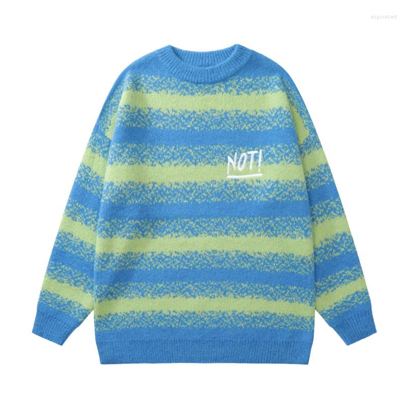 Men's Sweaters Contrast Color Striped Jacquard Men's Autumn Winter O-neck Sweater Ins High Street Fashion Men Loose Long-sleeve Top, Green
Men's Sweaters Contrast Color Striped Jacquard Men's Autumn Winter O-neck Sweater Ins High Street Fashion Men Loose Long-sleeve Top, Green