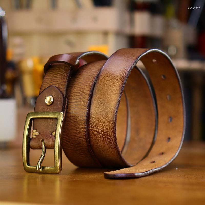 Belts Handmade Classic Retro Style Pure Copper Buckle Luxury Designer Cowhide Men's Belt Genuine Leather Jeans Soft, Black
Belts Handmade Classic Retro Style Pure Copper Buckle Luxury Designer Cowhide Men's Belt Genuine Leather Jeans Soft, Black