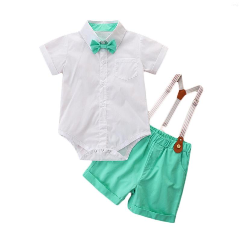 Clothing Sets Infant Baby Boy Romper Set Bow Tie Gentleman Lapel Button Short Sleeve Jumpsuit Adjustable Strap Shorts, Picture shown
Clothing Sets Infant Baby Boy Romper Set Bow Tie Gentleman Lapel Button Short Sleeve Jumpsuit Adjustable Strap Shorts, Picture shown