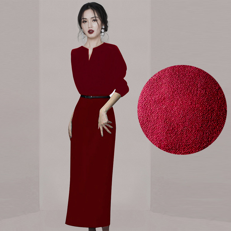 High -end temperament Royal Sister Light Wind Wind Dress 2022 Autumn and Winter New Women' Wait Limited Thin Thick Woolen Dress, Red
High -end temperament Royal Sister Light Wind Wind Dress 2022 Autumn and Winter New Women' Wait Limited Thin Thick Woolen Dress, Red