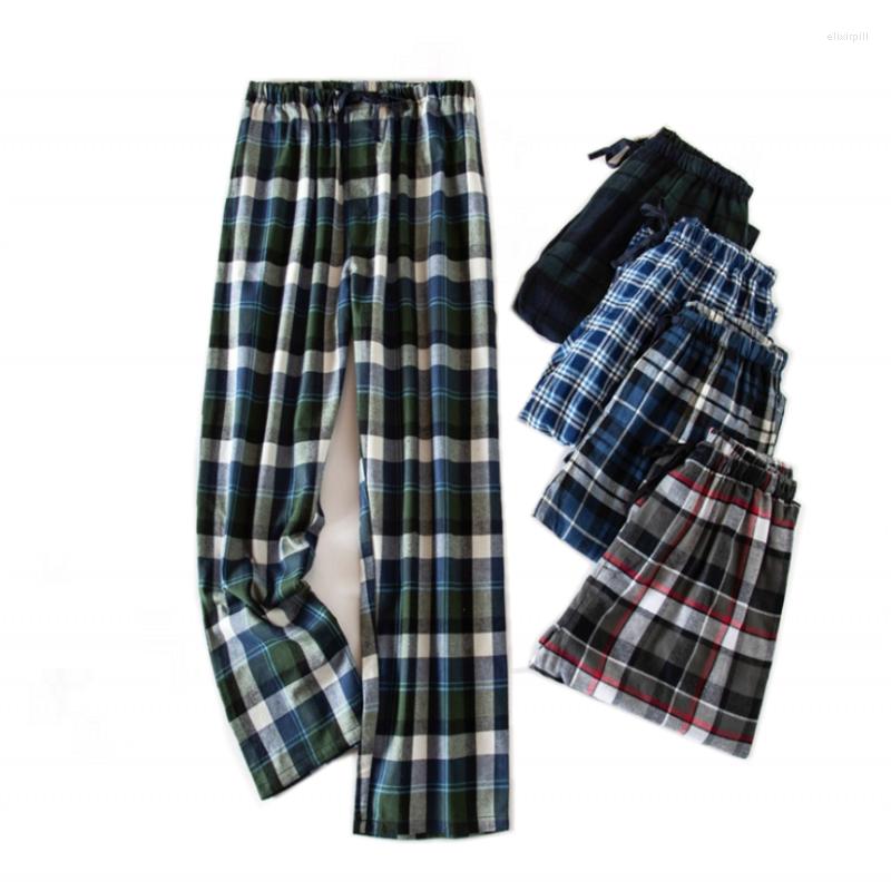 Men's Sleepwear 2022 Spring Summer Cotton Sleep Bottoms Men Plaid Pants For Male Casual Home Trousers Plus Size
Men's Sleepwear 2022 Spring Summer Cotton Sleep Bottoms Men Plaid Pants For Male Casual Home Trousers Plus Size