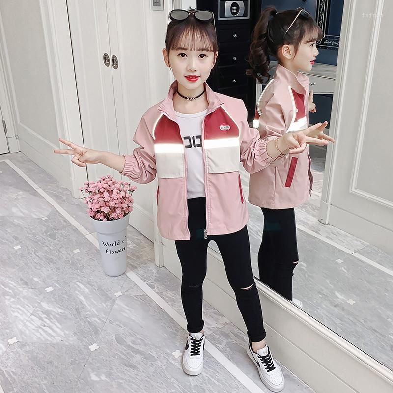 Coat 2022 Autumn Korean Girls Leisure Collar Color Matching Reflective Windbreaker Jacket, Pink
Coat 2022 Autumn Korean Girls Leisure Collar Color Matching Reflective Windbreaker Jacket, Pink