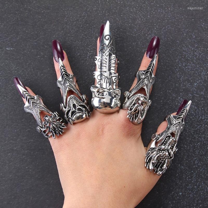 Cluster Rings Mens Knuckle Joint Full Finger Double Ring Punk Rock Gothic Hinged Loop Activity Armor For Men Women
Cluster Rings Mens Knuckle Joint Full Finger Double Ring Punk Rock Gothic Hinged Loop Activity Armor For Men Women