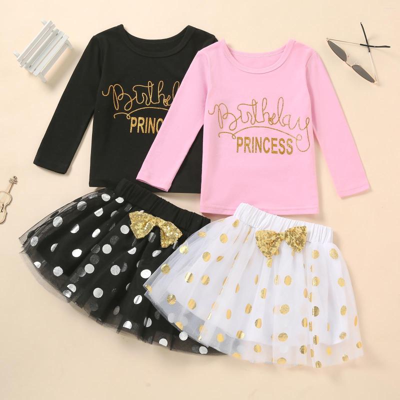 Clothing Sets Children Infant Kids Baby Girls' Skirt Suits Long-sleeved Letter Print Tops Elastic Waistband Dots Puffy 3-8T, Black
Clothing Sets Children Infant Kids Baby Girls' Skirt Suits Long-sleeved Letter Print Tops Elastic Waistband Dots Puffy 3-8T, Black