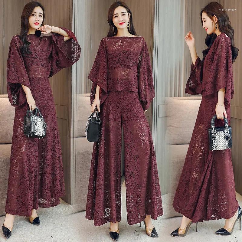 Work Dresses Lace Hollow Wide Leg Pants Suit Female Summer Small Fragrancewo-Piece 2022 Fashionable Shawl Culottes D27, White
Work Dresses Lace Hollow Wide Leg Pants Suit Female Summer Small Fragrancewo-Piece 2022 Fashionable Shawl Culottes D27, White