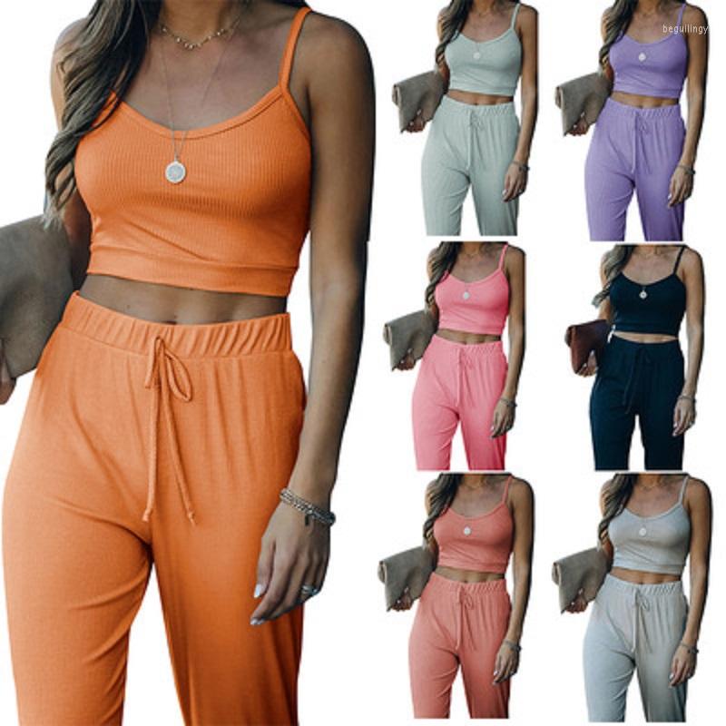 Women' Tracksuits Women Spring Summer Casual Lounge Two Piece Sets Spaghetti Straps Crop Tops And Drawstring Waist Pants, Black
Women' Tracksuits Women Spring Summer Casual Lounge Two Piece Sets Spaghetti Straps Crop Tops And Drawstring Waist Pants, Black