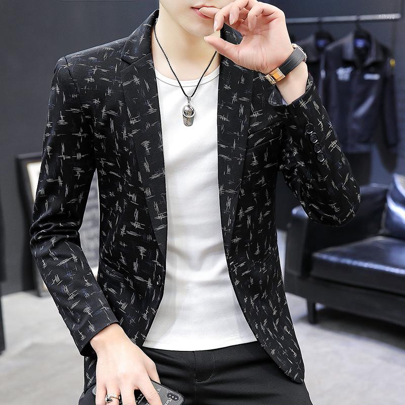 Men's Suits HOHO 2022 Men Products Printed Small Suit Slim Fit Youth Jacquard Cool Fashion, Blue
Men's Suits HOHO 2022 Men Products Printed Small Suit Slim Fit Youth Jacquard Cool Fashion, Blue