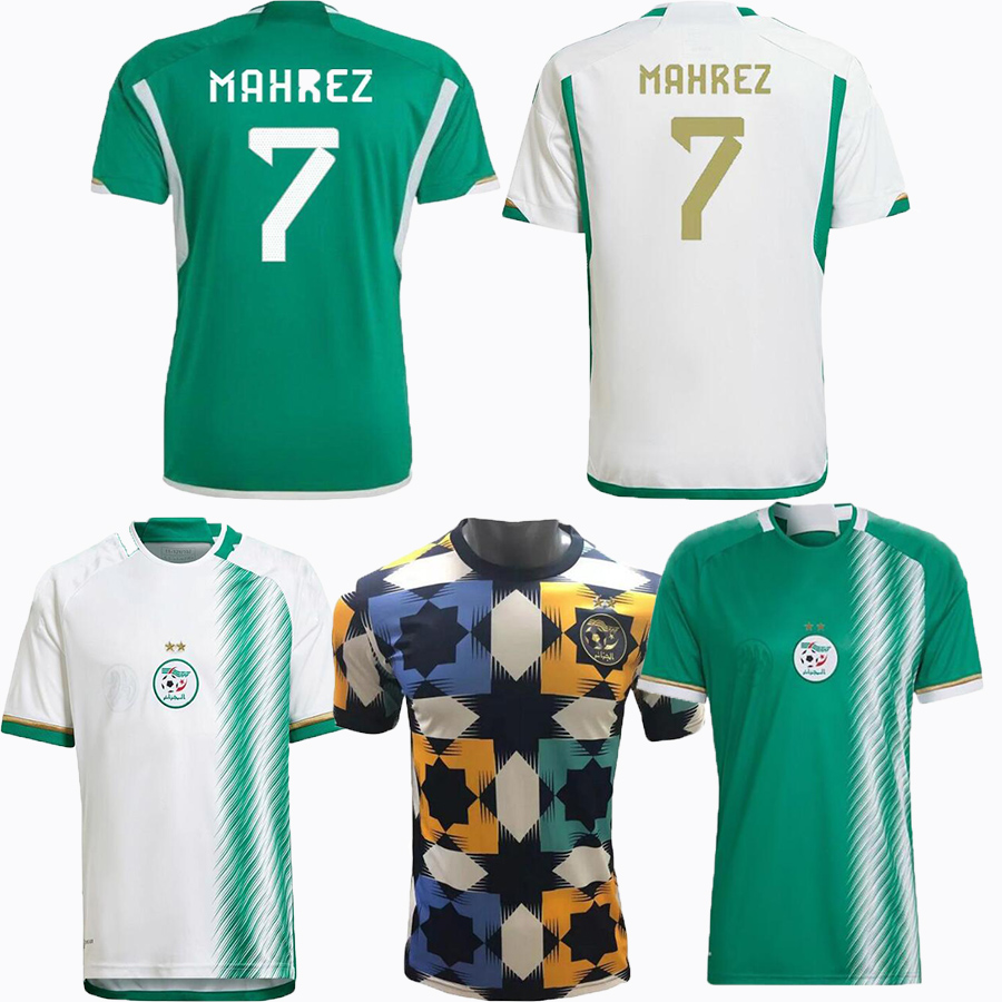 Algeria 22 23 2022 2023 Algerie Mens Soccer Jerseys SLIMANI MAHREZ FEGHOULI BENNACER ATAL Home Away Football Shirts Short Sleeve Uniforms, Kids away
Algeria 22 23 2022 2023 Algerie Mens Soccer Jerseys SLIMANI MAHREZ FEGHOULI BENNACER ATAL Home Away Football Shirts Short Sleeve Uniforms, Kids away