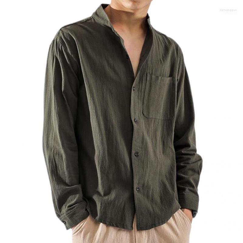 Men's Casual Shirts Men's Men Loose Shirt 2022 Solid Color Single-breasted Autumn Long Sleeve Pocket All Match For Dating, Black
Men's Casual Shirts Men's Men Loose Shirt 2022 Solid Color Single-breasted Autumn Long Sleeve Pocket All Match For Dating, Black