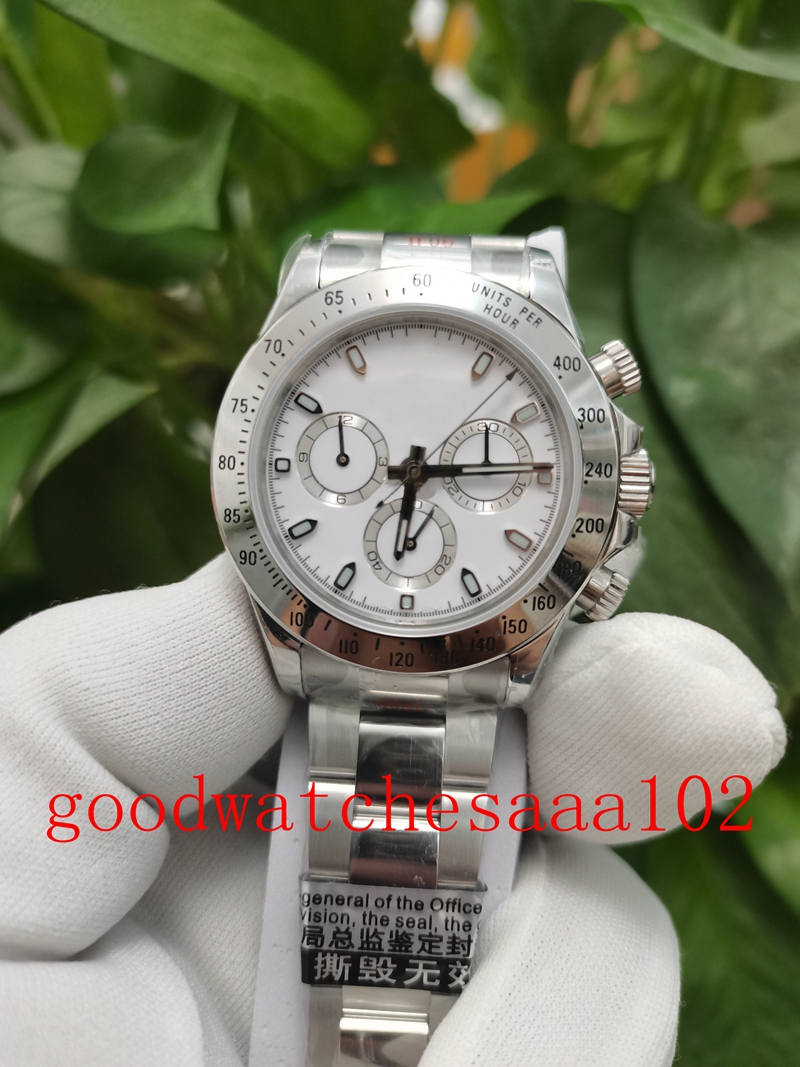 TW new version Men's Wristwatches 40mm White Dial 116515 116503 116520 Automatic Chronograph 7750 Movement Stainless Steel bracelet Men's Watches, Gray
TW new version Men's Wristwatches 40mm White Dial 116515 116503 116520 Automatic Chronograph 7750 Movement Stainless Steel bracelet Men's Watches, Gray