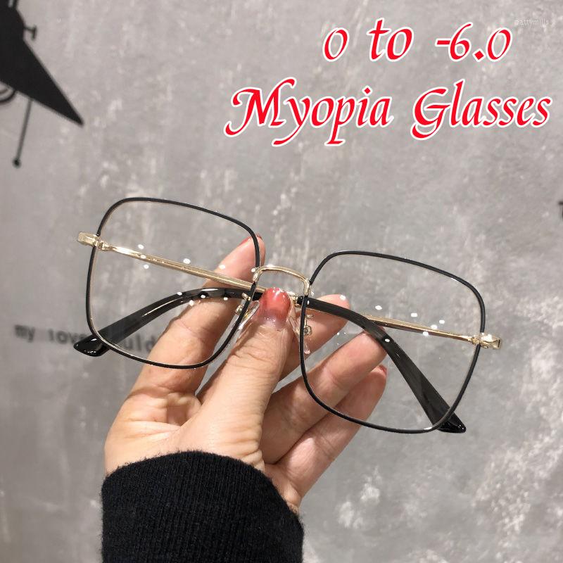 Sunglasses Diopter 0 To -6.0 Glasses Women Anti-blue Radiation Reading Metal Square Gold Frame Myopia Short-sighted Eyewear
Sunglasses Diopter 0 To -6.0 Glasses Women Anti-blue Radiation Reading Metal Square Gold Frame Myopia Short-sighted Eyewear