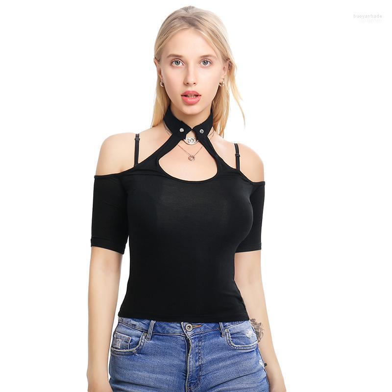 Women's T Shirts Women's T-Shirt Women Girls Fashion Gothic Shirt Cold Shoulder Halter Neck Chain Punk Tees Top Party Clubwear1, Picture shown
Women's T Shirts Women's T-Shirt Women Girls Fashion Gothic Shirt Cold Shoulder Halter Neck Chain Punk Tees Top Party Clubwear1, Picture shown