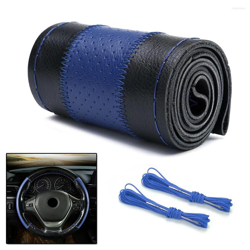 Steering Wheel Covers 1pc Cover 38cm Car DIY Leather W/ Needles Thread Durable
Steering Wheel Covers 1pc Cover 38cm Car DIY Leather W/ Needles Thread Durable
