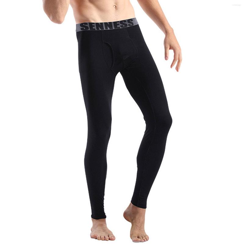 Men's Pants Bottoming Men's Solid Casual Trousers Fleece Warm Waisted Mid Cropped Leggings, Black 
Men's Pants Bottoming Men's Solid Casual Trousers Fleece Warm Waisted Mid Cropped Leggings, Black