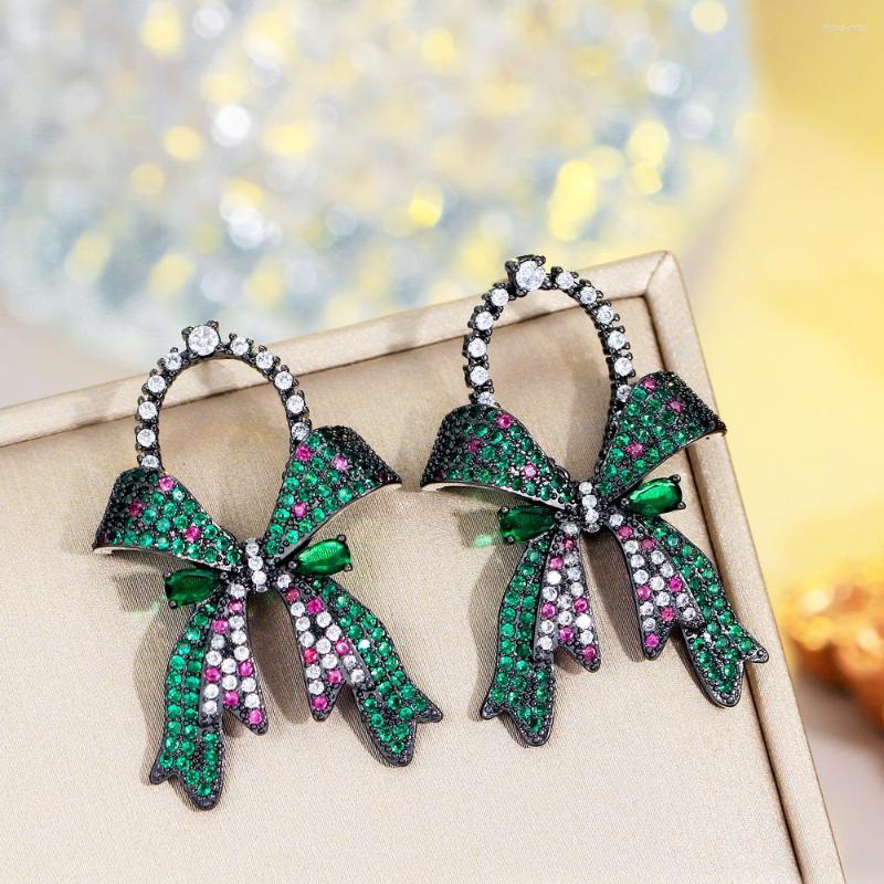 Dangle Earrings CWWZircons Chic Green Cubic Zirconia Pave Setting Big Long Bowknot Eaarrings For Women Engagement Wedding Jewelry CZ467
Dangle Earrings CWWZircons Chic Green Cubic Zirconia Pave Setting Big Long Bowknot Eaarrings For Women Engagement Wedding Jewelry CZ467