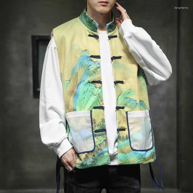 Men's Vests -5XL Plus Size Men Chinese Type Cloud Printed Waistcoat Vintage Streetwear Man Clothing Frog Button Sleeve Jackets XXXXXL, Green waistcoat men
Men's Vests -5XL Plus Size Men Chinese Type Cloud Printed Waistcoat Vintage Streetwear Man Clothing Frog Button Sleeve Jackets XXXXXL, Green waistcoat men