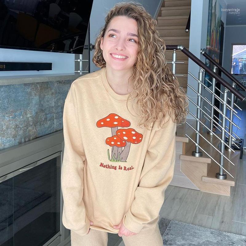 Women' Hoodies Women' & Sweatshirts Rainbowwaves Women Winter Plus Cloth Sweatshirt Letter Mushroom Print Pullover Loose Long Sleeved, Khaki
Women' Hoodies Women' & Sweatshirts Rainbowwaves Women Winter Plus Cloth Sweatshirt Letter Mushroom Print Pullover Loose Long Sleeved, Khaki
