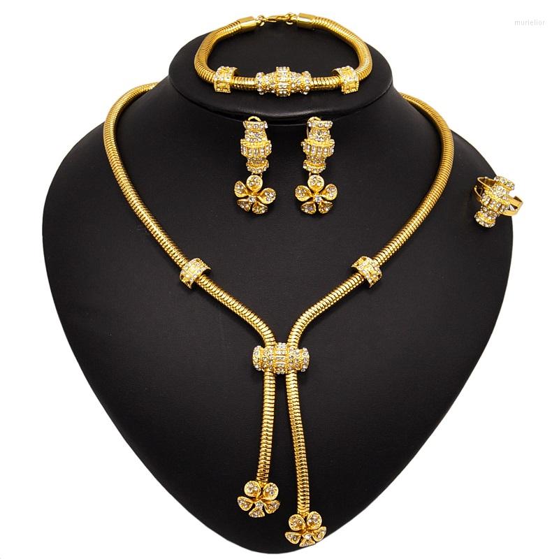Necklace Earrings Set Yulaili Charm Choker Stud Bracelet Ring Wedding Jewelry For Women Dubai Jewelery Party Gifts, Picture shown
Necklace Earrings Set Yulaili Charm Choker Stud Bracelet Ring Wedding Jewelry For Women Dubai Jewelery Party Gifts, Picture shown
