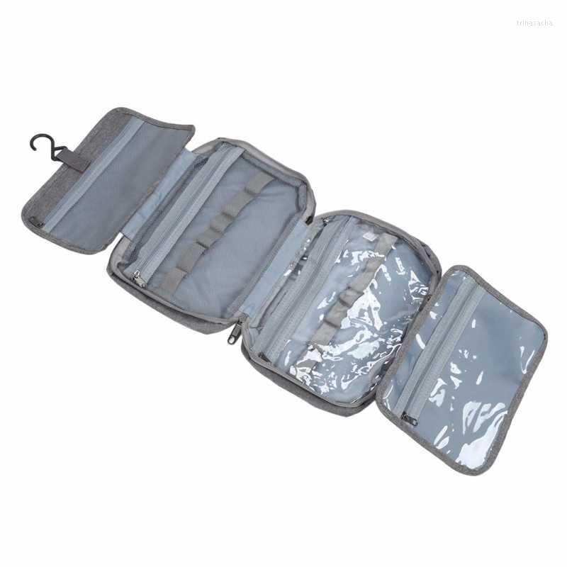 Makeup Sponges Hanging Toiletry Bag Travel Bags 4 Grids For Business Trip
Makeup Sponges Hanging Toiletry Bag Travel Bags 4 Grids For Business Trip