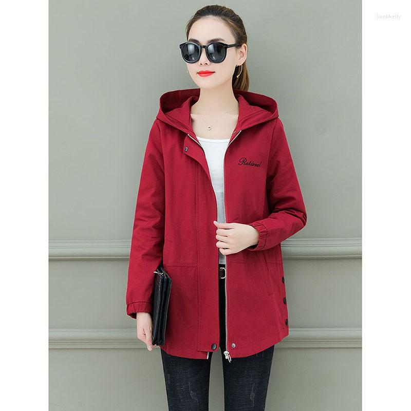 Women's Trench Coats Spring Autumn 2022 Korean Version Of Loose Tooling Army Green Windbreaker Ladies Long Thin Coat A447, Khaki 
Women's Trench Coats Spring Autumn 2022 Korean Version Of Loose Tooling Army Green Windbreaker Ladies Long Thin Coat A447, Khaki