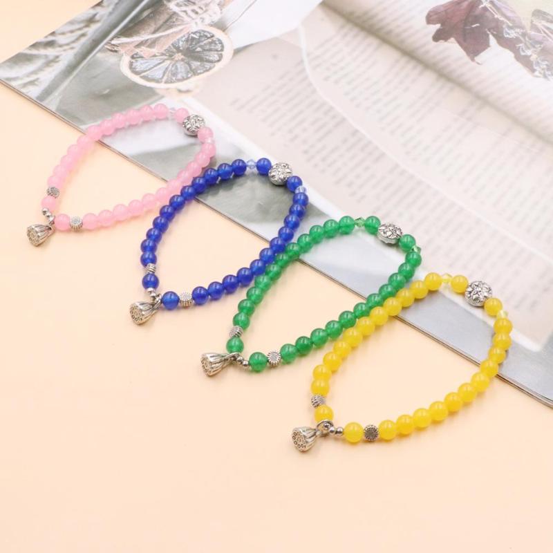 Charm Bracelets Handmade Bracelet Natural Stone Jades Crystal Opal Labradorite Lotus Bead Bangle Wristband For Women Yoga Jewelry B369
Charm Bracelets Handmade Bracelet Natural Stone Jades Crystal Opal Labradorite Lotus Bead Bangle Wristband For Women Yoga Jewelry B369